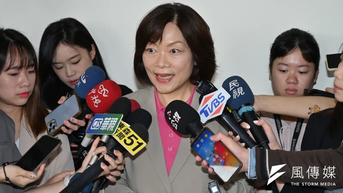 勞動部長何佩珊(見圖)23日赴社會福利及衛生環境委員會備質詢,並在會前就年金勞改議題受訪。(資料照,陳昱凱攝)