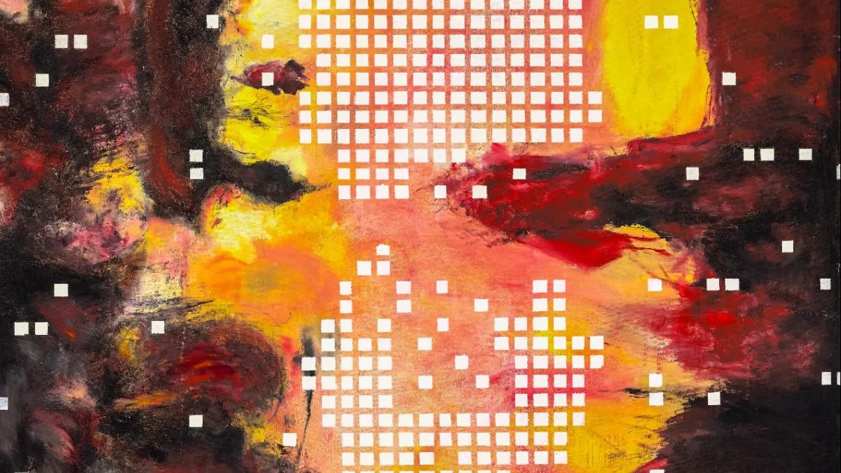黃騰輝 群星 2024 壓克力彩 畫布 179×238cm(黃騰輝提供)