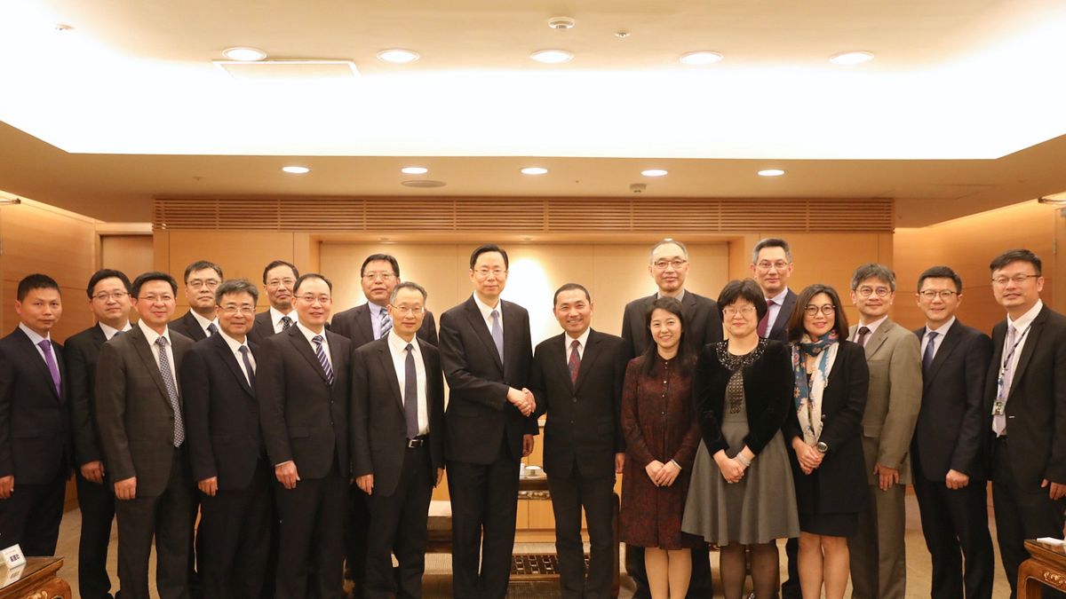 新北推動兩岸交流,大陸北、中、南3大都會圈城市北京、南京、東莞訪問團12日分別拜會侯友宜市長並參訪新北市政建設。 (圖/新北市政府秘書處提供) 新北推動兩岸交流,大陸北、中、南3大都會圈城市北京、南京、東莞訪問團12日分別拜會侯友宜市長並參訪新北市政建設。 (圖/新北市政府秘書處提供)