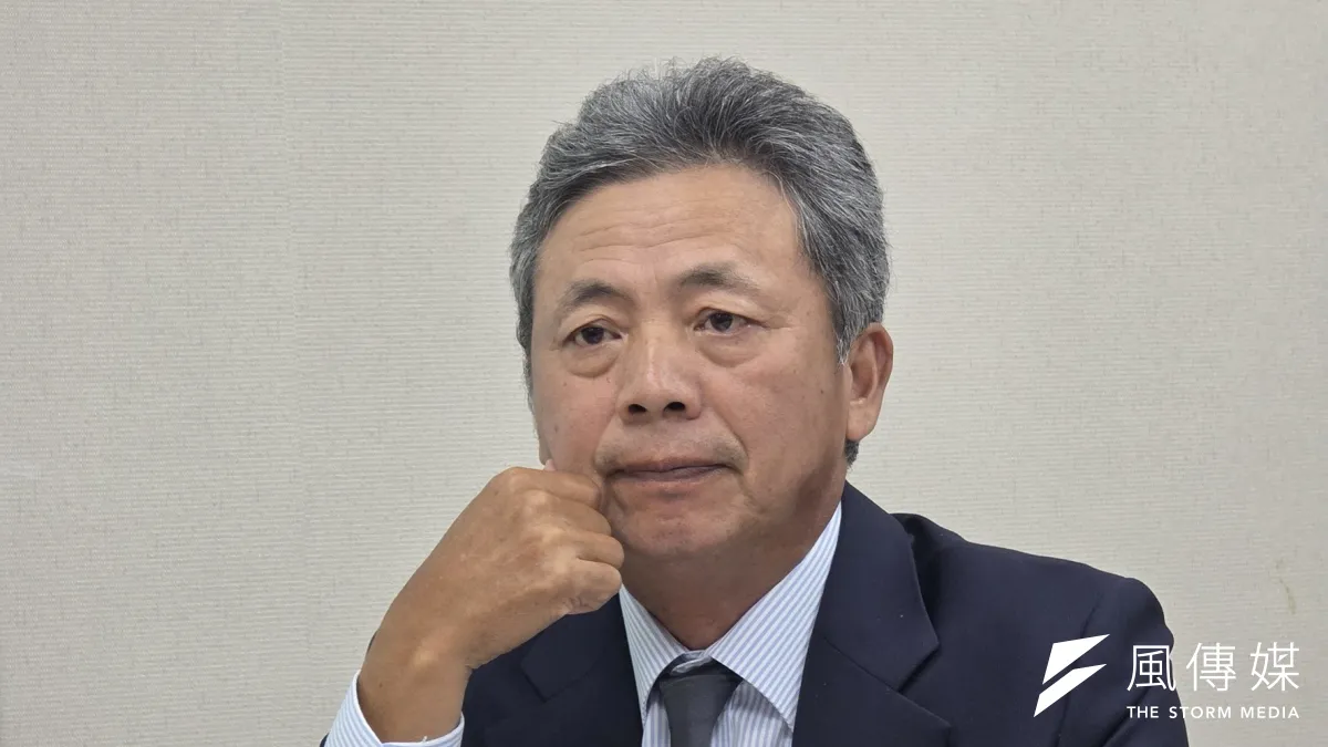 崇越科技總裁李正榮。(魏鑫陽攝)