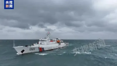 解放軍東部戰區宣布,4月1日起組織陸海空火等兵力,在台島周邊開展聯合演訓。(截圖自央視新聞)