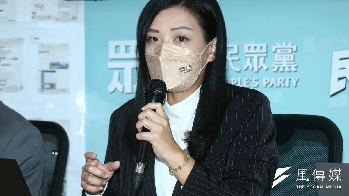 黃揚明11日在臉書貼出年代所做的新竹市長最新民調結果,高虹安(見圖)近來雖陷入助理費爭議,但仍以29.5%奪得第一。(資料照,蔡親傑攝)