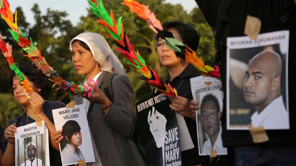 印尼反死刑團體為這批死囚請命 印尼反死刑團體為這批死囚請命