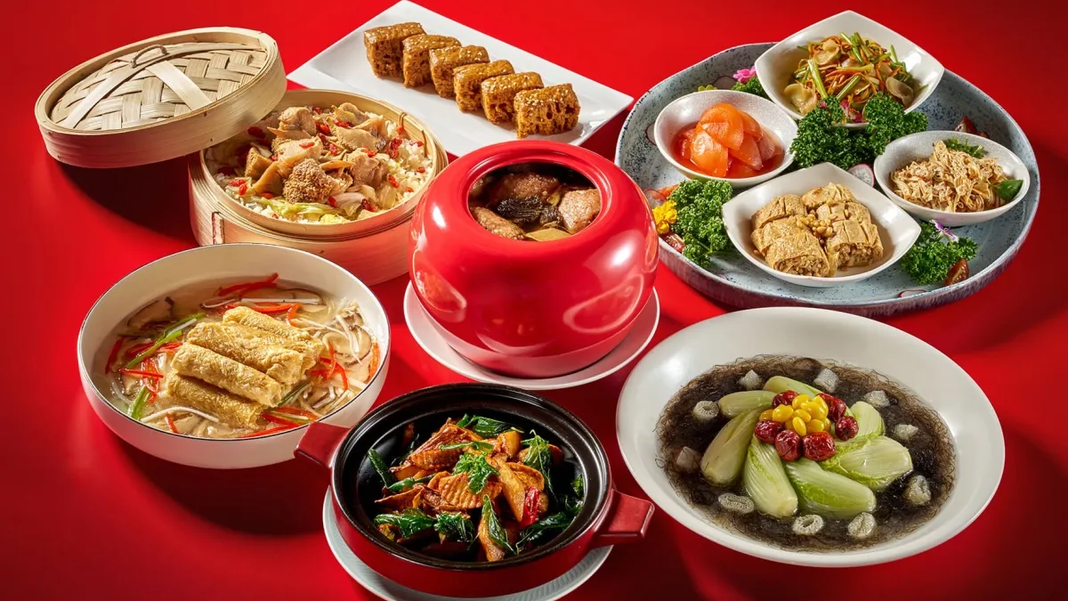 台北福華飯店五大餐廳近百道好料一次吃齊 小家庭圍爐也能吃出滿漢盛宴。(圖/台北福華提供)