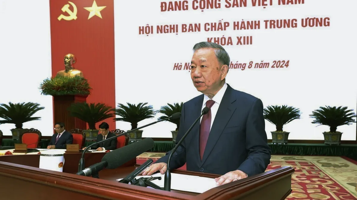 越南共產黨總書記蘇林。(美聯社)
