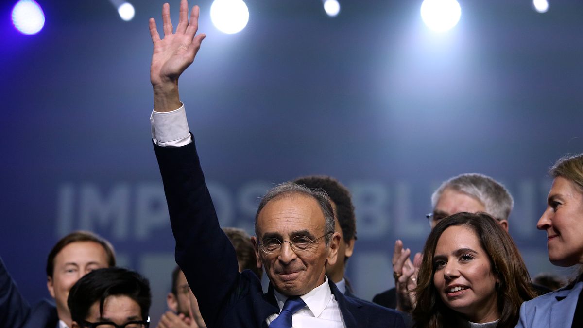 2021年12月,法國極右派總統候選人澤穆爾(Eric Zemmour)(AP) 2021年12月,法國極右派總統候選人澤穆爾(Eric Zemmour)(AP)