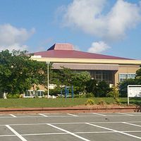 宮古島市の上野体育館。(イメージ図/Google Maps) 宮古島市の上野体育館。(イメージ図/Google Maps)