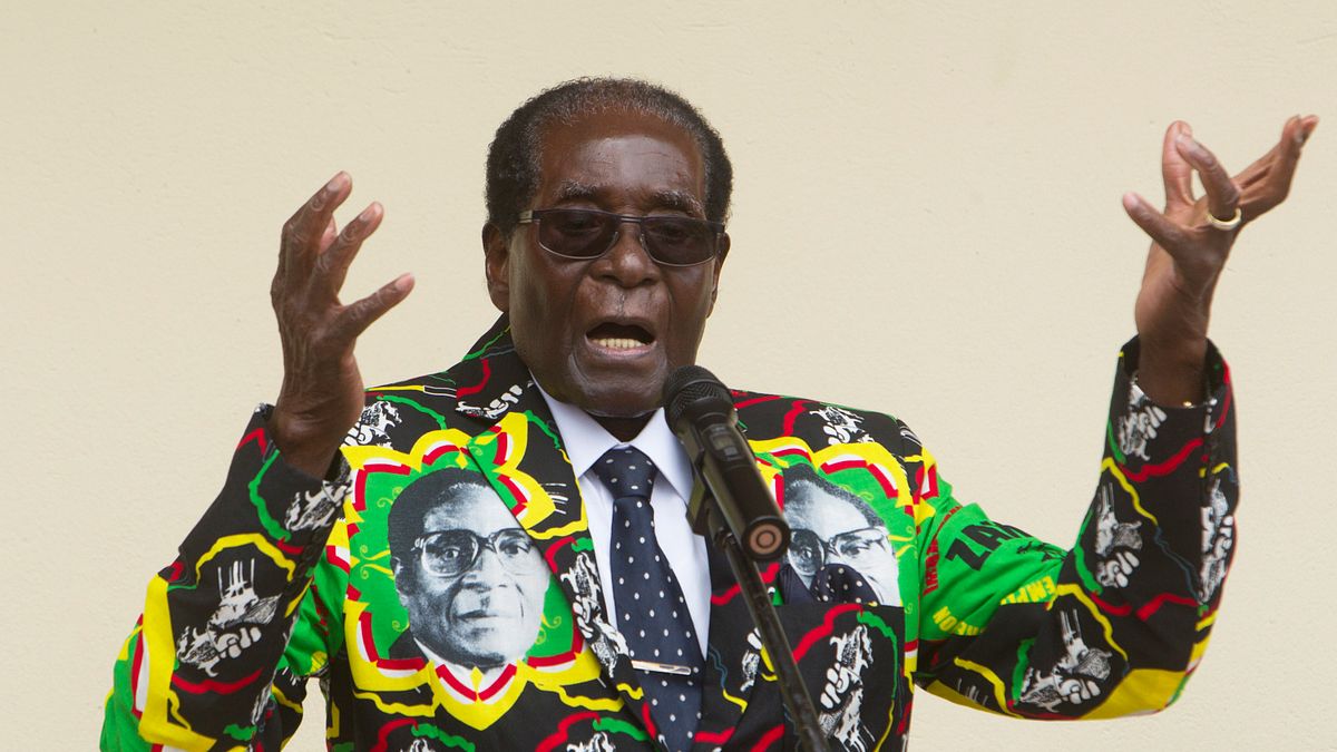非洲國家辛巴威的萬年總統穆加比(Robert Mugabe)(AP) 非洲國家辛巴威的萬年總統穆加比(Robert Mugabe)(AP)