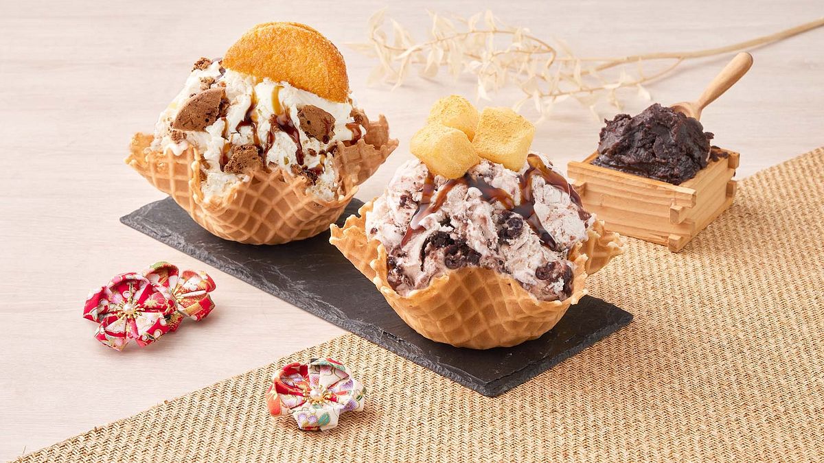 COLD STONE迎新年!日系首推「小倉紅豆冰淇淋」、強勢回歸「沖繩島鹽冰淇淋」 。(圖/COLD STONE提供) COLD STONE迎新年!日系首推「小倉紅豆冰淇淋」、強勢回歸「沖繩島鹽冰淇淋」 。(圖/COLD STONE提供)