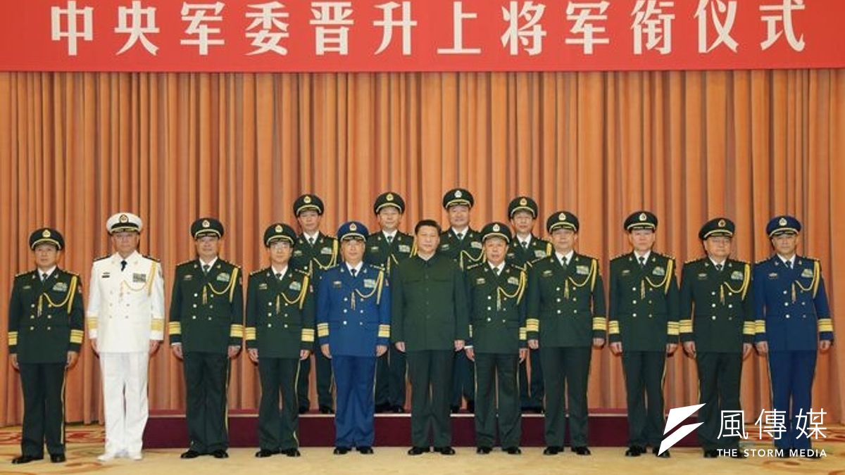2014年7月11日,中共中央軍委在北京八一大樓舉行晉陞上將軍銜儀式。(取自網路) 2014年7月11日,中共中央軍委在北京八一大樓舉行晉陞上將軍銜儀式。(取自網路)