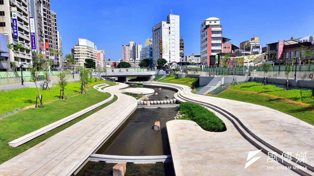 台中柳川整治啟用後,為舊市區打造浪漫水漾河岸。(圖∕曾家祥攝) 台中柳川整治啟用後,為舊市區打造浪漫水漾河岸。(圖∕曾家祥攝)
