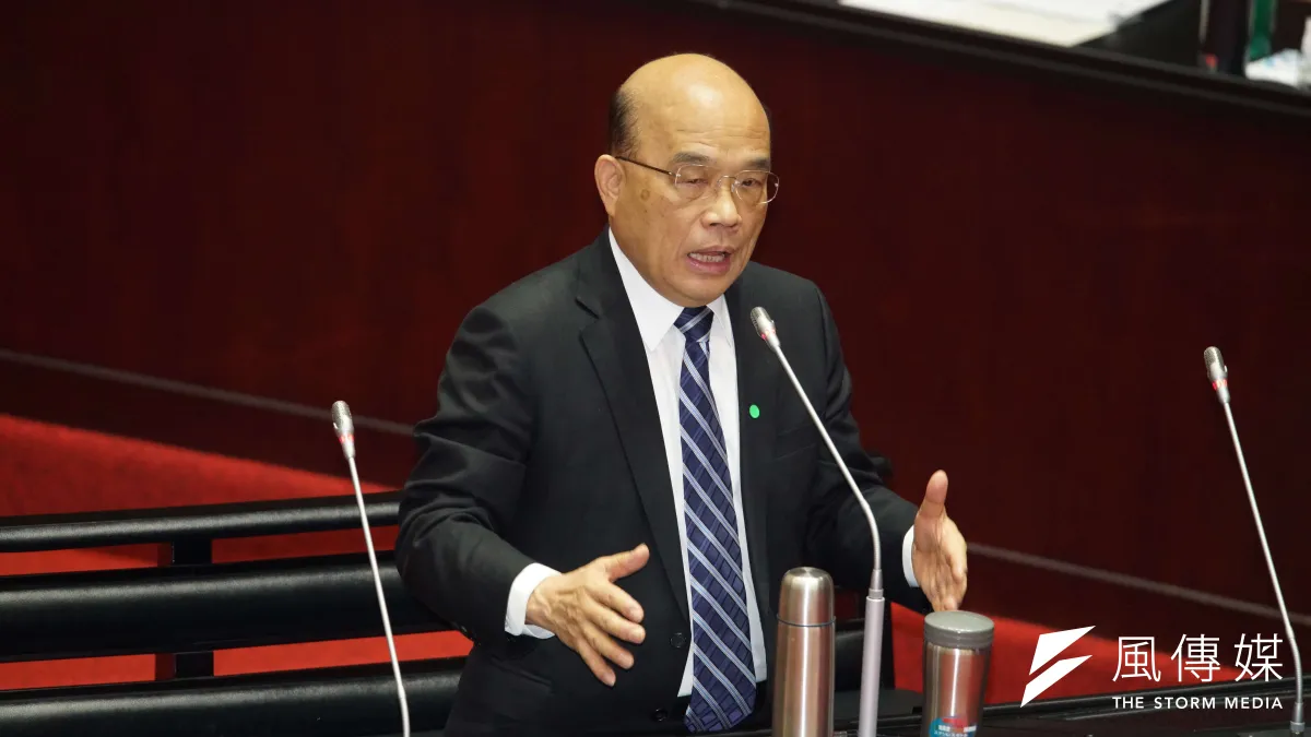 行政院長蘇貞昌強調,很歡迎滯留武漢的台商及其眷屬回來,但一定要包機返台,此舉不僅是保護他們的健康,也保護機上其他人員的安全。(資料照,盧逸峰攝)