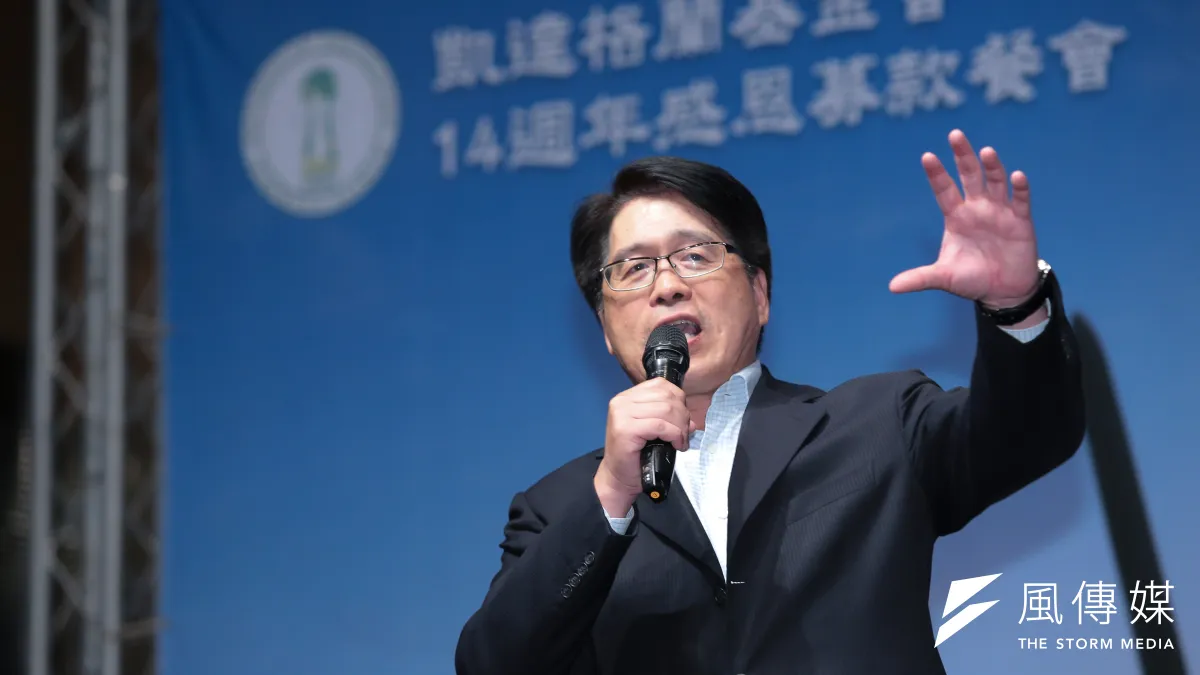 20190509-台灣民意基金會董事長游盈隆9日出席凱達格蘭基金會14週年感恩募款餐會。(顏麟宇攝)