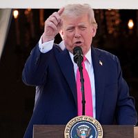 米国のトランプ大統領が新たな関税政策を発表した。(2025年7月8日、資料写真/AP通信) 米国のトランプ大統領が新たな関税政策を発表した。(2025年7月8日、資料写真/AP通信)