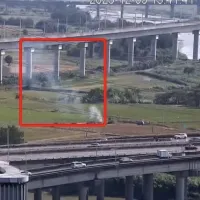 中市環保局透過「AI智慧判煙監控系統」,發現稻田露天燃燒告警事件。(圖/台中市政府) 中市環保局透過「AI智慧判煙監控系統」,發現稻田露天燃燒告警事件。(圖/台中市政府)