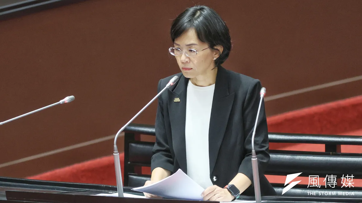 洪孟楷質疑《年代》所公布、蘇巧慧(見圖)支持度領先的民調結果準確性。(資料照,柯承惠攝)