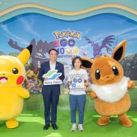 台北メトロ大安森林公園駅で「Pokémon GO」の10周年特別展が開幕。限定展示やキャラクターグリーティングのほか、ゲーム内外でさまざまな記念イベントが実施されている。(写真/Scopely Explore提供) 台北メトロ大安森林公園駅で「Pokémon GO」の10周年特別展が開幕。限定展示やキャラクターグリーティングのほか、ゲーム内外でさまざまな記念イベントが実施されている。(写真/Scopely Explore提供)