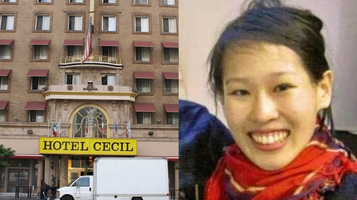 藍可兒事件讓賽西爾酒店受到全世界的關注,Netflix更將此事件翻拍成紀錄片《犯罪現場:賽西爾酒店失蹤事件》(Crime Scene: The Vanishing at the Cecil Hotel)。(圖/取自維基百科) 藍可兒事件讓賽西爾酒店受到全世界的關注,Netflix更將此事件翻拍成紀錄片《犯罪現場:賽西爾酒店失蹤事件》(Crime Scene: The Vanishing at the Cecil Hotel)。(圖/取自維基百科)