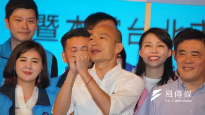 國民黨高雄市議員黃柏霖呼籲高雄市長韓國瑜要用最大誠意獲得鴻海創辦人郭台銘的諒解。(資料照,盧逸峰攝)