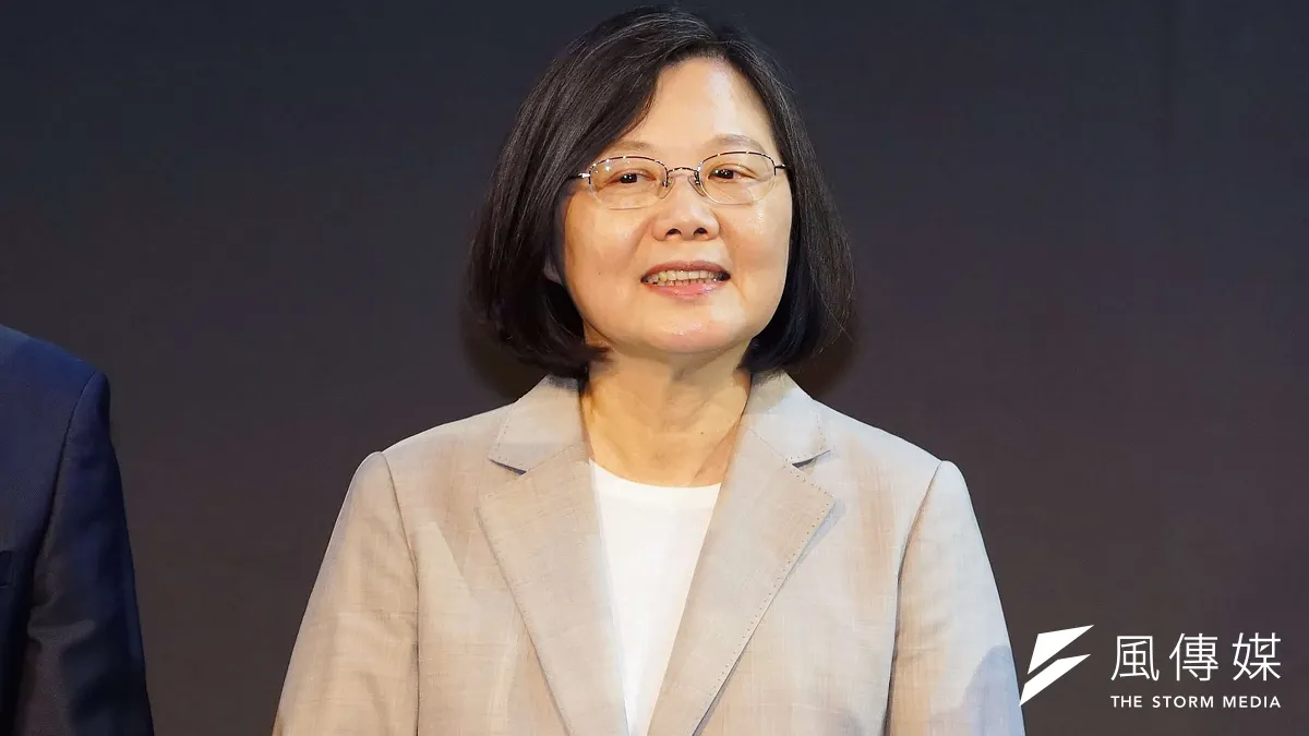 總統蔡英文回應前總統府資政辜寬敏有關「國母」問題。(資料照片,盧逸峰攝) 總統蔡英文回應前總統府資政辜寬敏有關「國母」問題。(資料照片,盧逸峰攝)