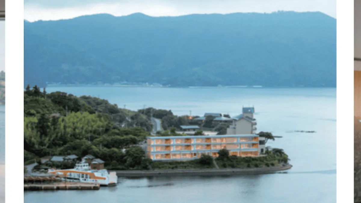 Oki Islands' first geo-hotel Ento, the base for digital detox and bijihada 美肌 (beauty-skin) retreat travel marking 90 years of national park designation. (Photo: Shimane PR Office)