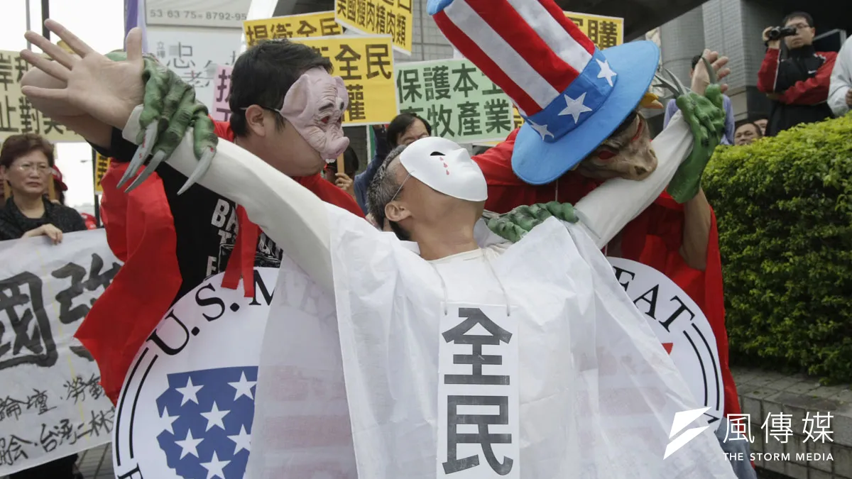 反對美國肉類進口雖由民生出發,但仍難避免染上反美的意識形態。(新新聞資料照)
