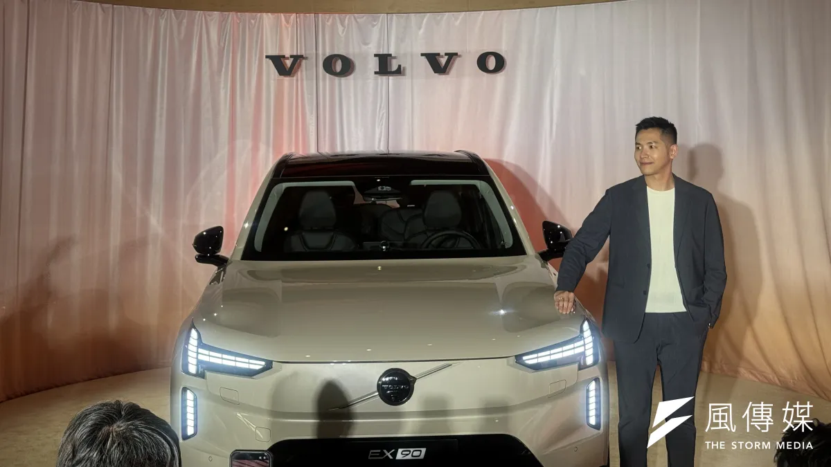 Volvo國際富豪總裁林裕凱在EX90發表會上表示,品牌目前進行約1至2年的「體質調整計畫」。(劉芯衣攝)