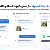 OwlPay Booking Engine for Agent Checkout letting AI agents take traveler's booking request from search through payment and cross-border settlement in a single conversational flow.(Photo courtesy of OwlTing) OwlPay Booking Engine for Agent Checkout letting AI agents take traveler's booking request from search through payment and cross-border settlement in a single conversational flow.(Photo courtesy of OwlTing)