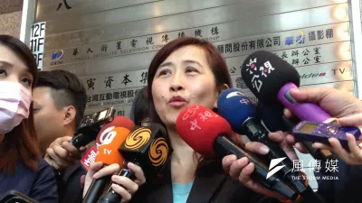 有海外黨代表質疑時機太趕,國民黨文傳會主委林奕華表示,一切按照《人民團體法》的精神,只要一日之前通知就符合法律規定。(羅暐智攝)