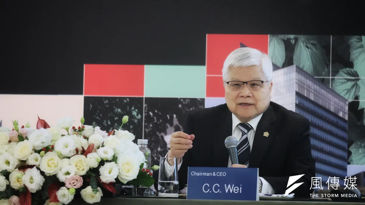 TSMC's investor conference is set for next week. Pictured: TSMC Chairman C.C. Wei (魏哲家). (Photo by Ke Chenghui)