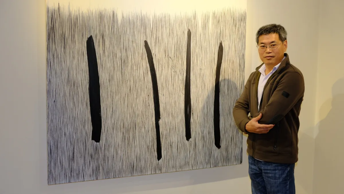 「大形無線」個展 用眼睛聆聽畫面的旋律
