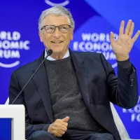 2024年1月、スイスのダボスで開催された世界経済フォーラム(WEF)に出席したビル・ゲイツ氏。(AP通信) 2024年1月、スイスのダボスで開催された世界経済フォーラム(WEF)に出席したビル・ゲイツ氏。(AP通信)