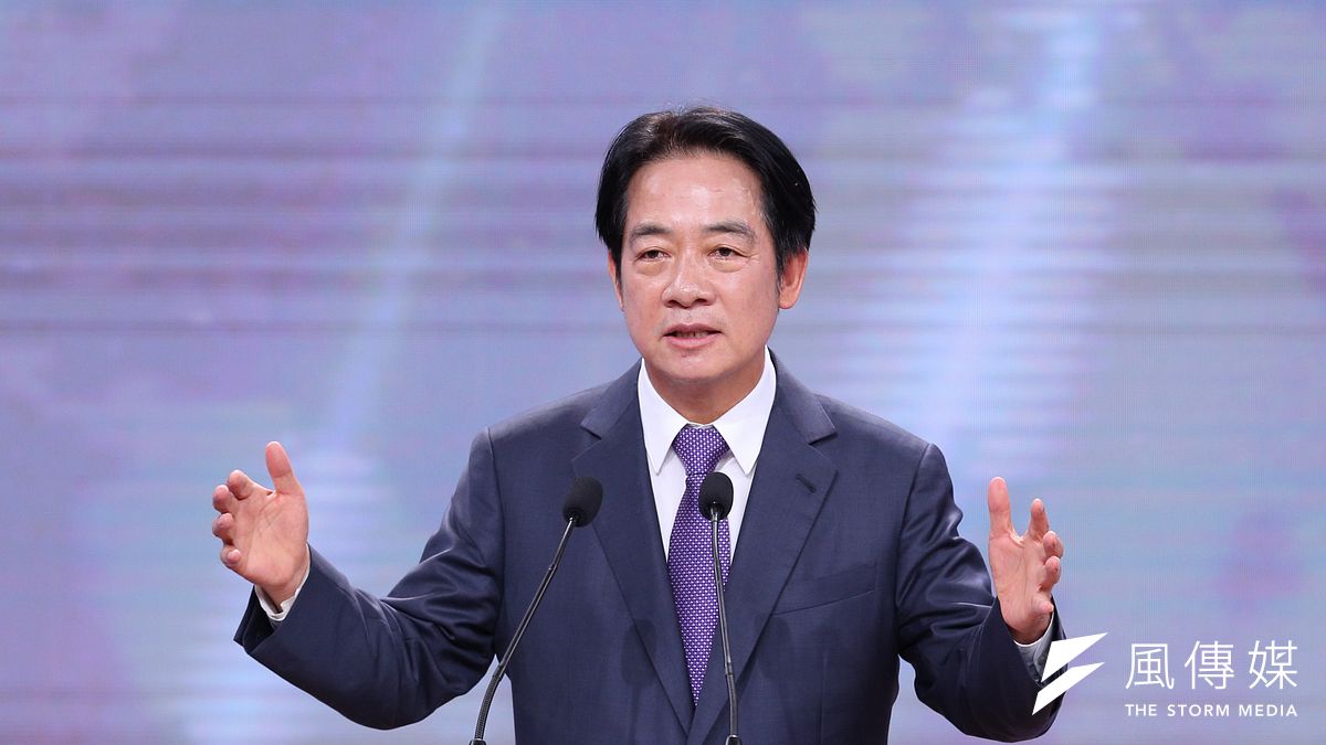 民進黨總統候選人賴清德在電視辯論會上,偏執風格完全展現。(台北市攝影記者聯誼會提供) 民進黨總統候選人賴清德在電視辯論會上,偏執風格完全展現。(台北市攝影記者聯誼會提供)