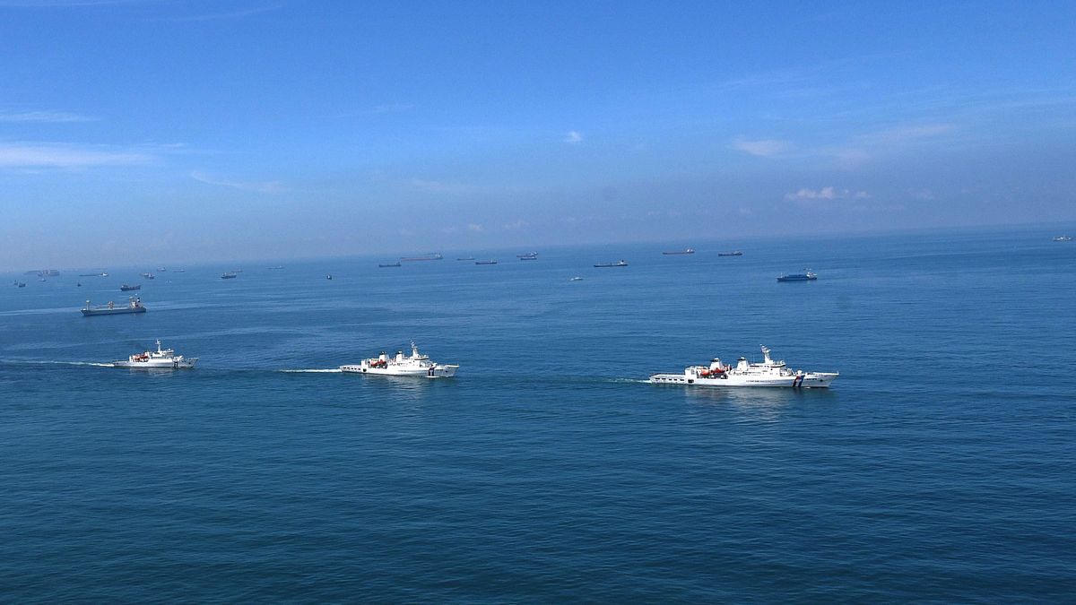 雜貨輪「新發貳號」失蹤3天,海巡署出動搜尋,但迄今尚未尋獲船的蹤跡。圖為海巡署艦艇。 (資料照,海巡署提供) 雜貨輪「新發貳號」失蹤3天,海巡署出動搜尋,但迄今尚未尋獲船的蹤跡。圖為海巡署艦艇。 (資料照,海巡署提供)