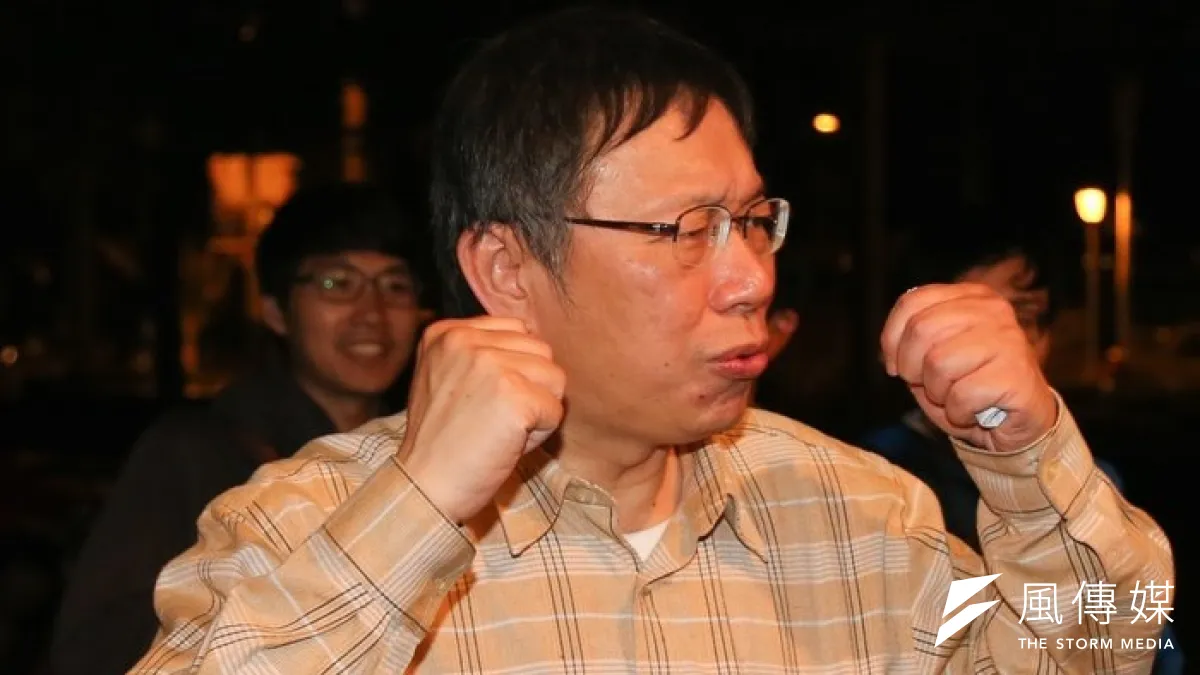 民進黨副秘書長洪耀福將「天龍國」─台北市長選戰喻為天龍八部,認為柯就像虛竹,原先功力不強,但卻成為逍遙派掌門人。(資料照片,余志偉攝)