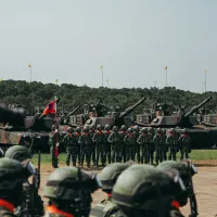 Ceremony marking the activation of the M1A2T tank in the Army's 584th Combined Arms Brigade, 1st Combined Arms Battalion. (Military News Agency) Ceremony marking the activation of the M1A2T tank in the Army's 584th Combined Arms Brigade, 1st Combined Arms Battalion. (Military News Agency)