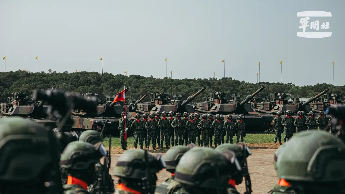 Ceremony marking the activation of the M1A2T tank in the Army's 584th Combined Arms Brigade, 1st Combined Arms Battalion. (Military News Agency)