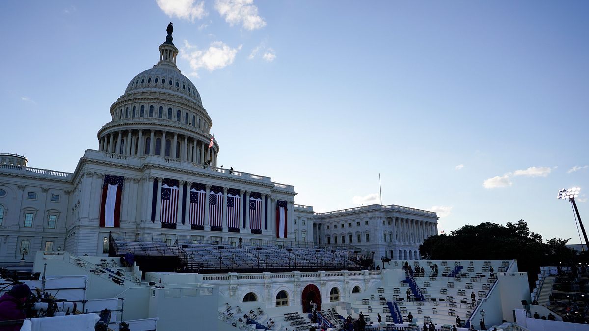 2021年1月20日,美國新任正副總統拜登與賀錦麗就職(AP) 2021年1月20日,美國新任正副總統拜登與賀錦麗就職(AP)