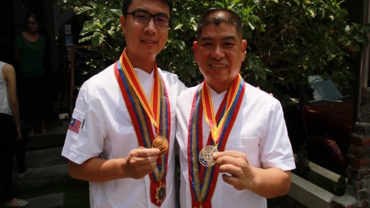 參與檳城國際美食賽 弘光科大講師與其父雙雙奪金