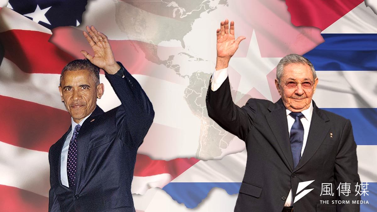 睽違近60年,美國總統歐巴馬(左)與古巴總統勞爾(右)將於OAS高峰會中正式會晤。(圖片來源:美聯社,風傳媒製圖) 睽違近60年,美國總統歐巴馬(左)與古巴總統勞爾(右)將於OAS高峰會中正式會晤。(圖片來源:美聯社,風傳媒製圖)