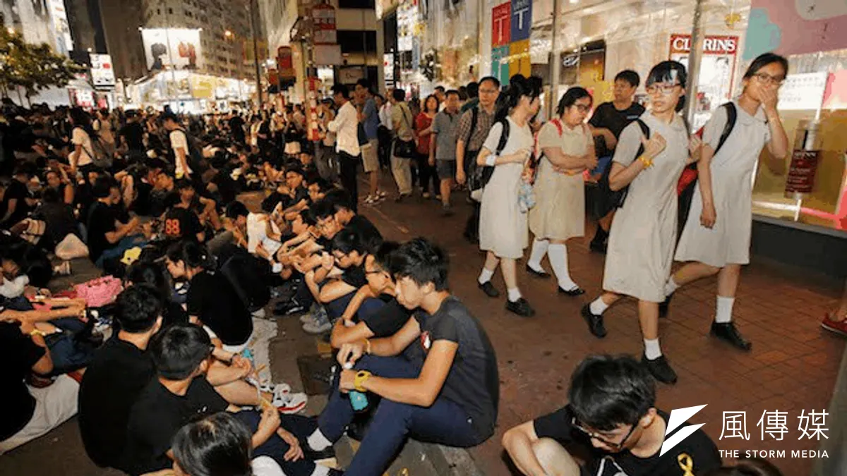 抗命有理!香港徹夜未眠(美聯社)