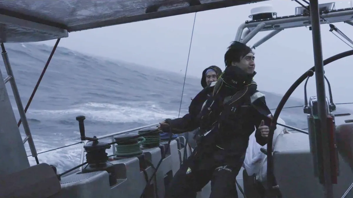 Chen Huai-Pu endured towering waves and brutal weather, only to suffer a crushing blow in the civilized world. (Photo courtesy of Chen Huai-Pu)