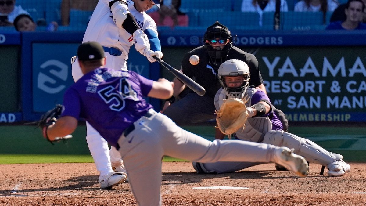 2024年9月22日,大谷翔平對科羅拉多落磯敲出全壘打。(美聯社) 2024年9月22日,大谷翔平對科羅拉多落磯敲出全壘打。(美聯社)