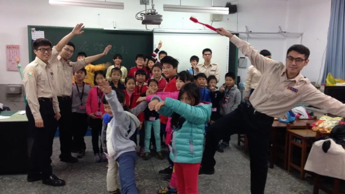 太平公所役男前進頭汴國小 為學生課後輔導