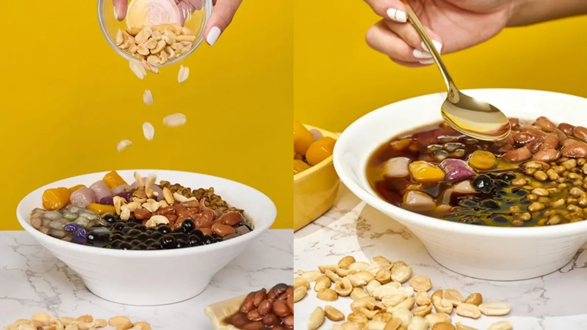 清原芋圓祭出限定3天「黑金燒仙草」買1送1,兩人分享一人只要30元!(圖/清原芋圓提供) 清原芋圓祭出限定3天「黑金燒仙草」買1送1,兩人分享一人只要30元!(圖/清原芋圓提供)