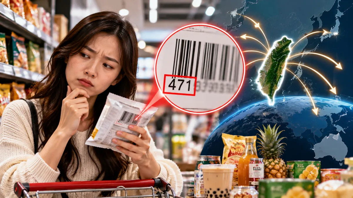 台灣商品條碼為何都是「471」開頭?以為是台灣製造就錯了!真正用途曝光(示意圖/AI生成)