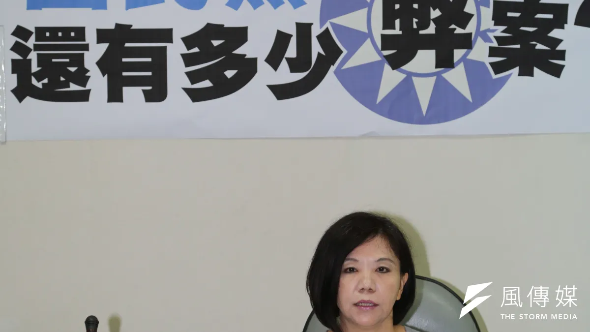 針對朱立倫愛將許志堅涉貪案,民進黨立委葉宜津質疑,許志堅在去年朱立倫宣布競選連任的隔天就突然退休,內情恐怕不單純葉宜津。(余志偉攝)