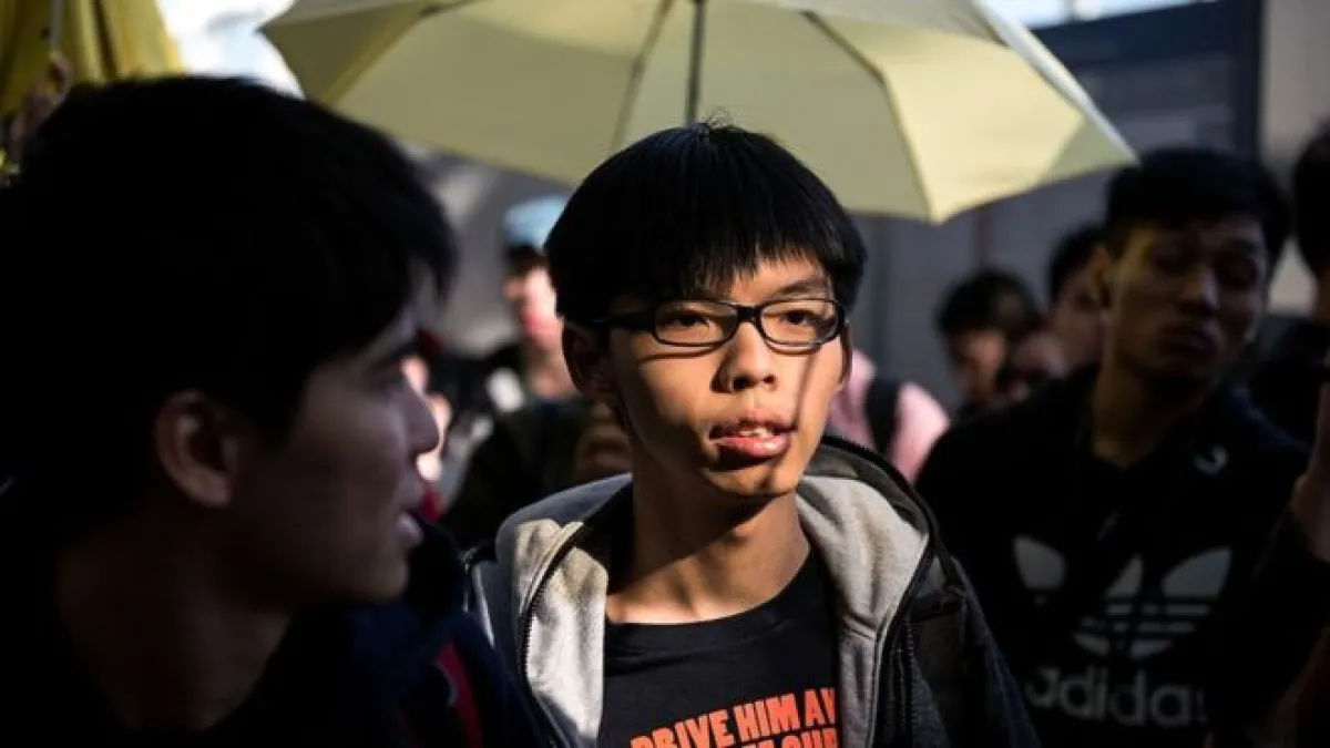黃之鋒是「雨傘運動」的靈魂人物之一。(BBC中文網)