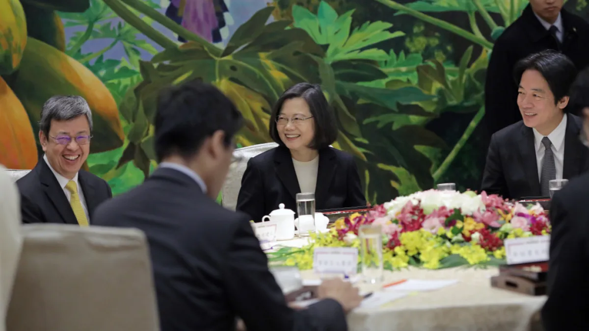 總統蔡英文接受媒體專訪。(總統府提供)