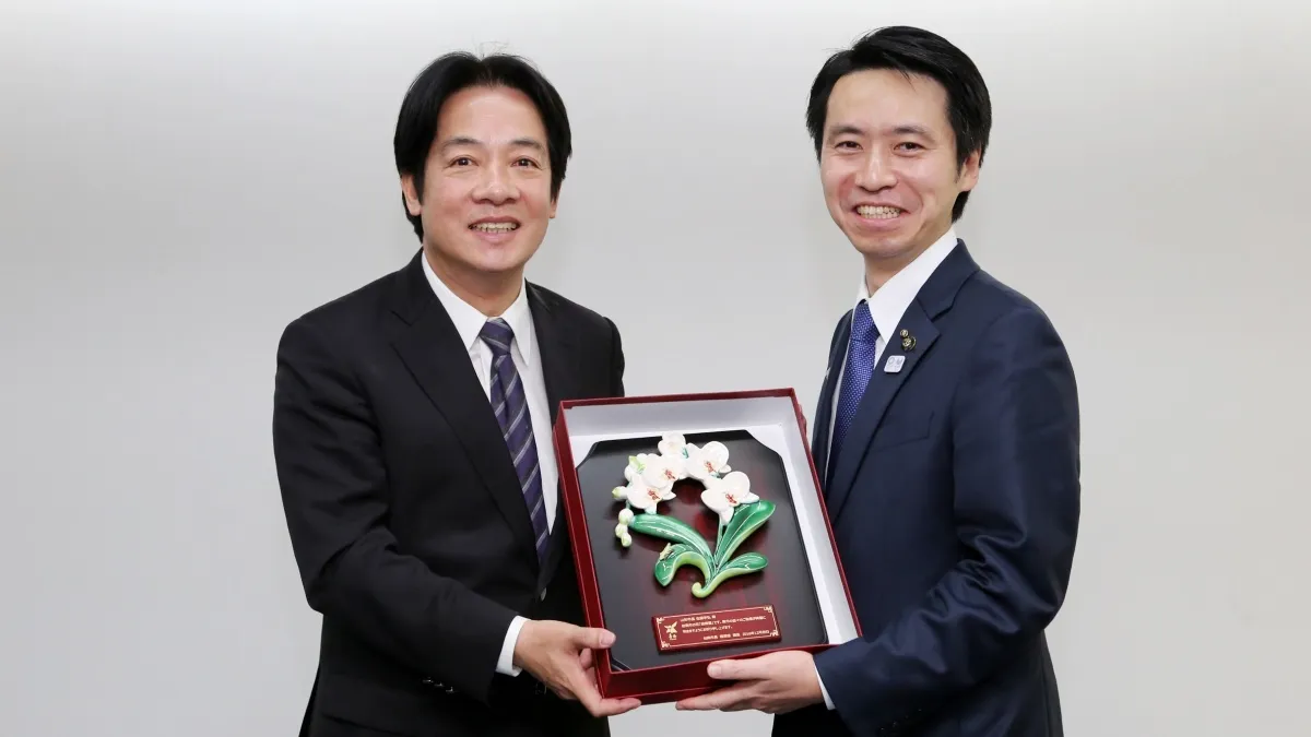 日本山形市長率團來訪 賴清德盼強化雙邊交流